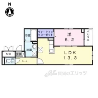 エランパティオ【2階】の間取り
