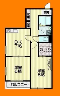 アイレックス・ヴィレッジ【1階】の間取り