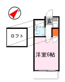 コンフォーレ妙蓮寺【2階】の間取り