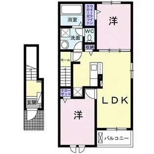ニューライズ メイ【2階】の間取り