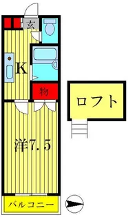 ホーマット青戸【2階】の間取り