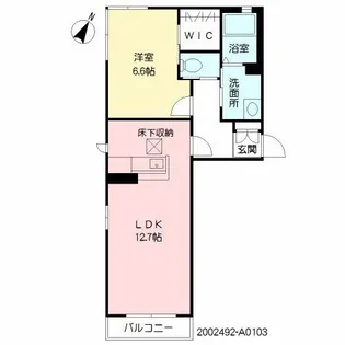 リーブル【1階】の間取り