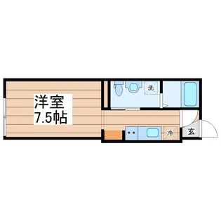 GIGI北四番丁【1階】の間取り