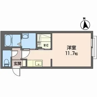 シャーメゾン中野【2階】の間取り