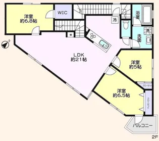 カキノキサカ マンション【2階】の間取り