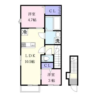 Granchesta(グランチェスタ)【2階】の間取り