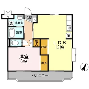 エクレール・ユウ【2階】の間取り
