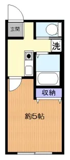 コーポK【1階】の間取り