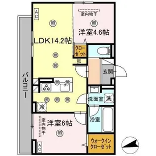エルバ庚午【3階】の間取り