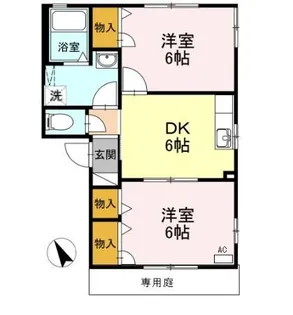 エターナル A棟【1階】の間取り