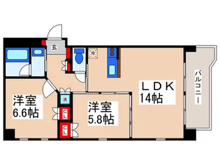 ライトエイジ【7階】の間取り