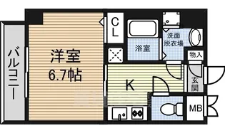 エクセレント名駅東【4階】の間取り