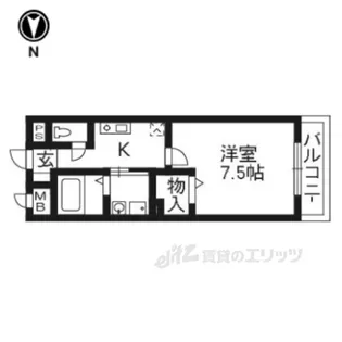 カーサラ・ムータ【2階】の間取り