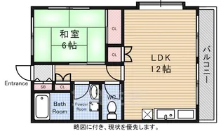 山和ハイツ5【1階】の間取り