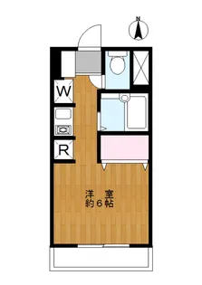 リヴェール弥生【2階】の間取り