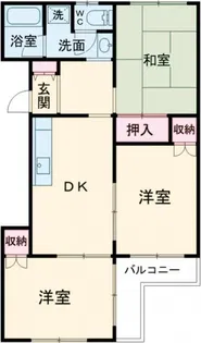 丸田ハイツ【1階】の間取り