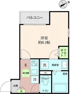 (仮)Trinity 馬橋【1階】の間取り