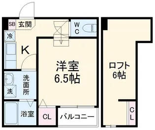 シーサイドヴィラ【1階】の間取り