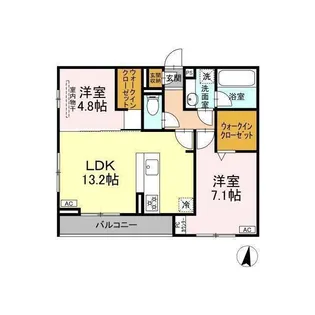 (仮称)清水町新宿PJ【2階】の間取り