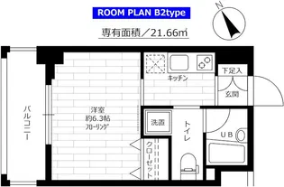 ステージファースト西早稲田【7階】の間取り