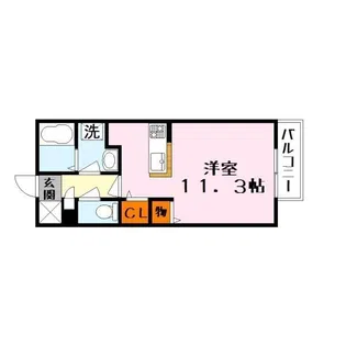 グランパルク【2階】の間取り