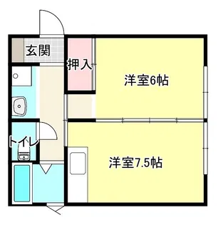 メゾン中村3【1階】の間取り