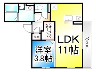 トリシア【2階】の間取り