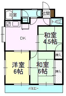 コーポ恵【2階】の間取り