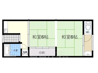 近江文化【2階】の間取り