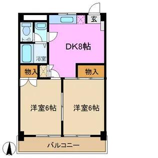 松慶マンション【2階】の間取り