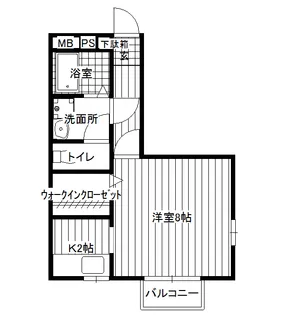 メゾンドール岩井口【3階】の間取り