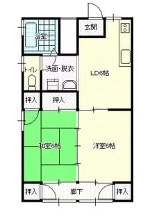 メゾンファーム【1階】の間取り
