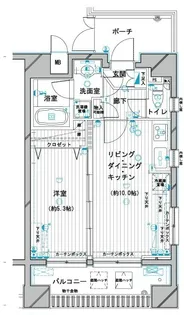 デュオ・スカーラ蒲田II【2階】の間取り