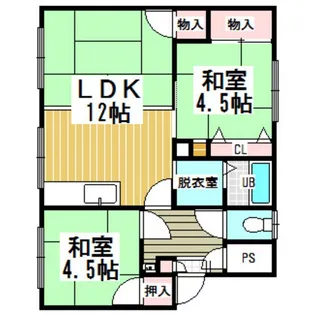イストワールC棟【2階】の間取り