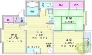 クレールハイツ【2階】の間取り
