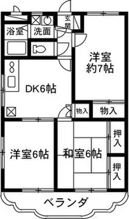エトワールマンション【2階】の間取り