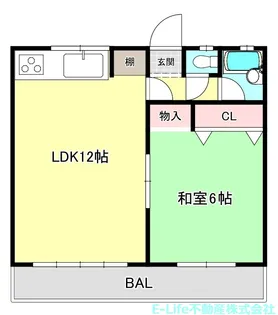 タウン前田【1階】の間取り