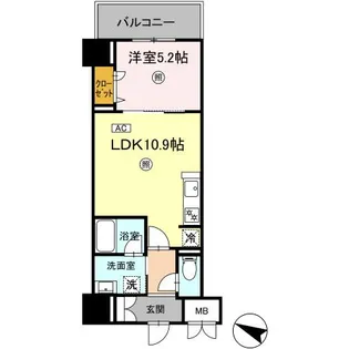 クレアティオMGH【10階】の間取り