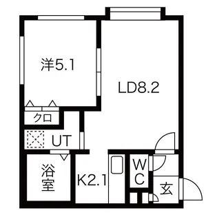ヴィラ リベルタス【4階】の間取り