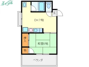 ウイングルートII【4階】の間取り