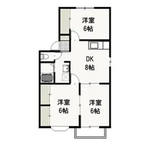 3DKの間取り画像