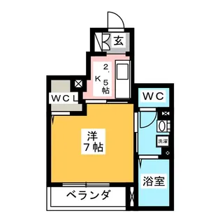 ダイヤモンドヒルズ新川II【4階】の間取り