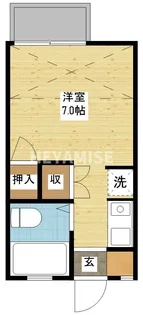 オナーズヒル福田【2階】の間取り