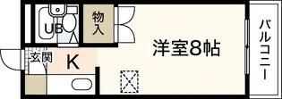 パインハウスII【3階】の間取り