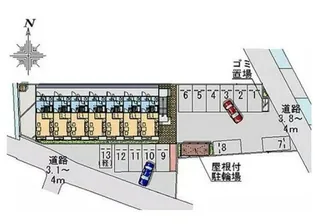 リルームス浜脇【2階】の地図