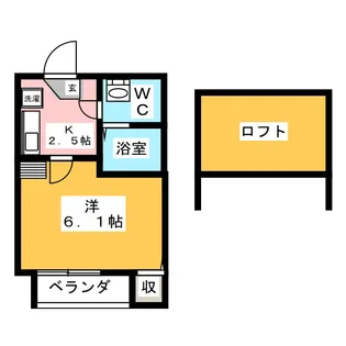 STAGE柴田【1階】の間取り