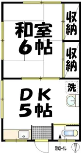 平井荘  女性限定【2階】の間取り