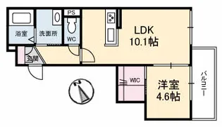 Reine若宮町【3階】の間取り