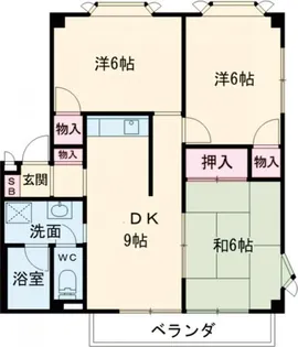 ヴィラハピネス【2階】の間取り