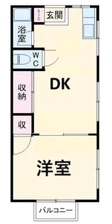 プチメゾン蕨【3階】の間取り
